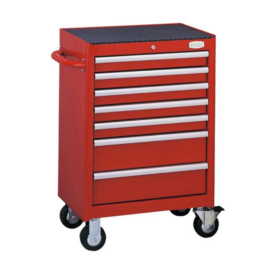 ローラーキャビネット レッド TONE WS207R (65-9598-17)