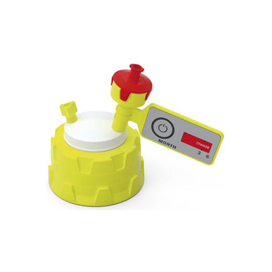 UNFポート付きGL45ボトルキャップ ストップコック無し 2ポート BOHLENDER BLM14...