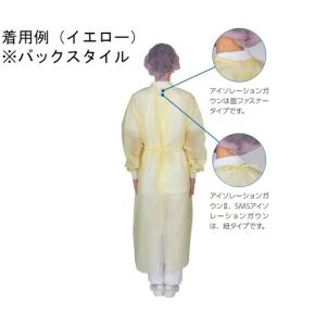 アルファアイソレーションガウンII ブルー 1...の詳細画像1