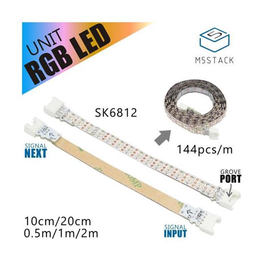 M5Stack用NeoPixel互換 LEDテープ 50cm M5Stack M5STACK-NEO...