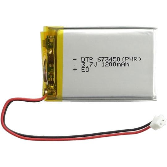 DATA POWER リチウムイオンポリマー電池 3.7V、1200mAh DTP673450 PH...