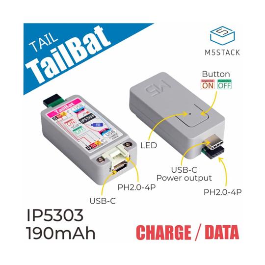 ATOM TailBat M5Stack M5STACK-T001 (67-0362-99)