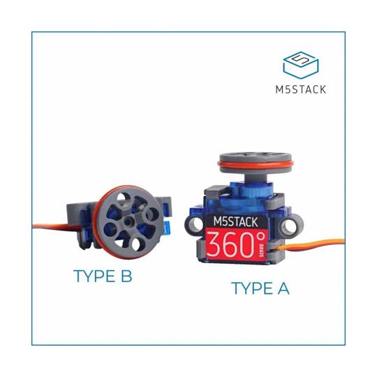 Servo Kit 360° M5Stack M5STACK-A076-C (67-0370-71)