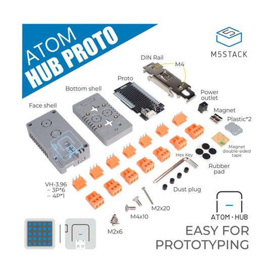 ATOM HUB PROTO基板キット M5Stack M5STACK-K039 (67-0370-...