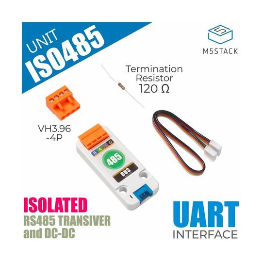 M5Stack用絶縁型RS485ユニット M5Stack M5STACK-U094 (67-0371...