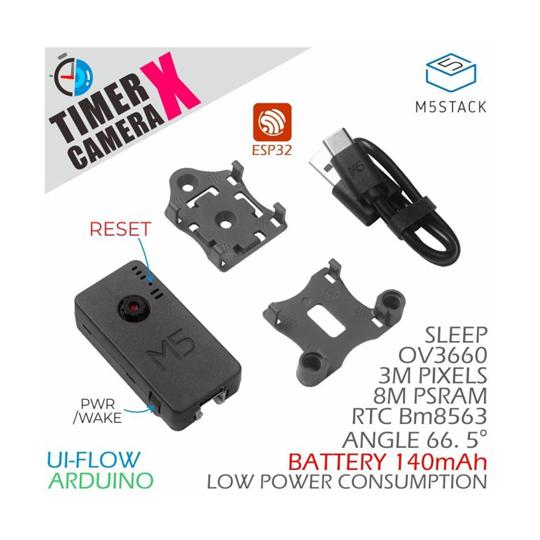 Timer Camera X M5Stack M5STACK-U082-X (67-0383-73)