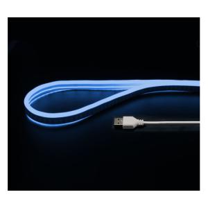日本トラストテクノロジー USBネオンチューブライト 1m、アイスブルー NEONLT1M-IB (67-0383-78)の商品画像
