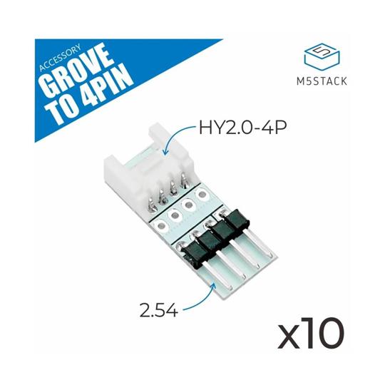 Grove-4ピンコネクタ 10個入 M5Stack M5STACK-A099 (67-0391-8...