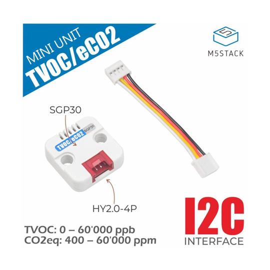 M5Stack用TVOC/eCO2 ガスセンサーユニット M5Stack M5STACK-U088 ...