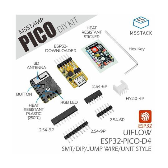 M5Stamp Pico DIY Kit M5Stack M5STACK-K051-B (67-03...