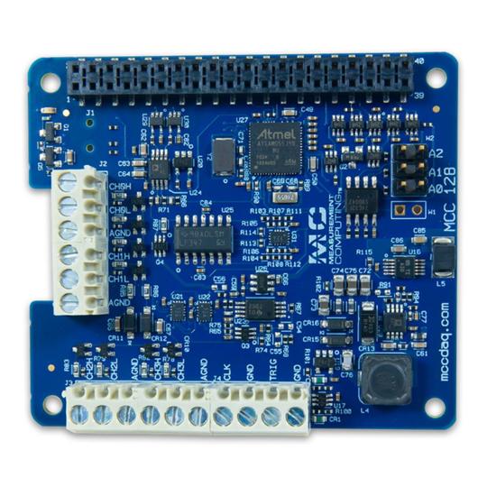 MCC128 Raspberry Pi用の電圧測定用DAQ HAT Digilent 6069-41...