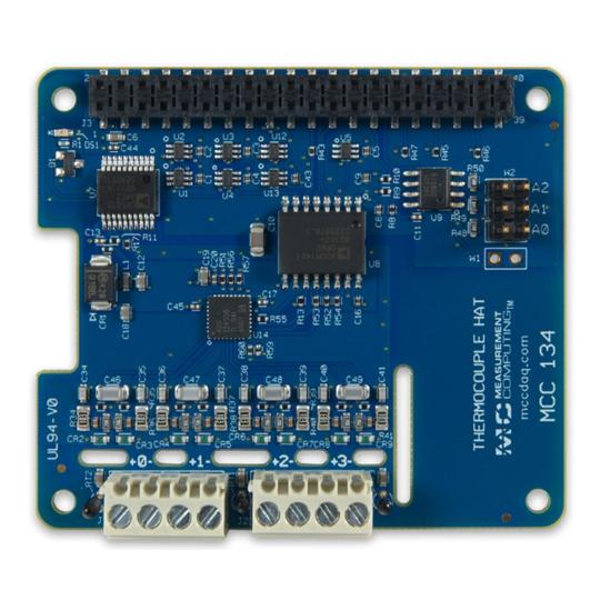 MCC134 Raspberry Pi用熱電対測定DAQ HAT Digilent 6069-410...