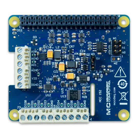 MCC152 Raspberry Pi用電圧出力/DIO DAQ HAT Digilent 6069...