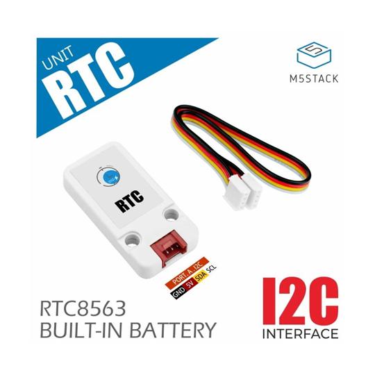 M5Stack用リアルタイムクロックユニット HYM8563 M5Stack M5STACK-U12...