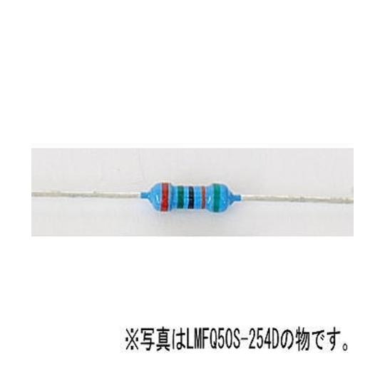 小型1/2W精密金皮抵抗 250kΩ 赤緑黒橙緑 Linkman LMFQ50S-254D (67-...