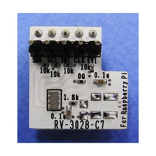 Raspberry Pi用超低消費電流リアルタイムクロックモジュール基板 多摩デバイス RV3028...