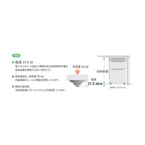 シークレットキャスター ナイロン車 φ26 低...の詳細画像2