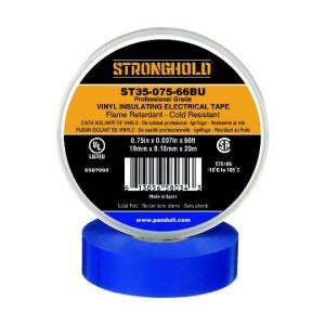 StrongHoldビニールテープ 耐熱耐寒難燃 プロ仕様グレード 青 幅19.1mm 長さ20m ST35-075-66BUの商品画像