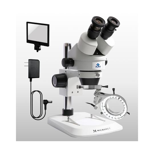 ズーム式実体顕微鏡 ズン太2 + LEDリング照明 スタンダード + 自在アダプター YS02Z2+...