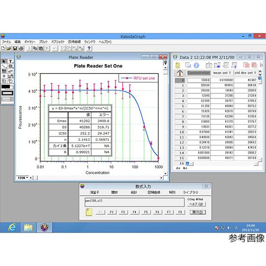 グラフ作成・データ解析ソフト KaleidaGraph for Windows 一般用 Synerg...