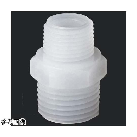 TEFEN PVDF ネジ継手 異径ニップル R1/2×R3/8 WRHN-1210 (67-308...