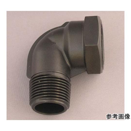 PP ネジ継手 ポリオスメスエルボ R1×Rc1 PMFE-25 (67-3081-69)