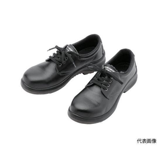JIS規格認定 ワイド樹脂先芯安全靴 プレミアムコンフォート ブラック 28.0cm