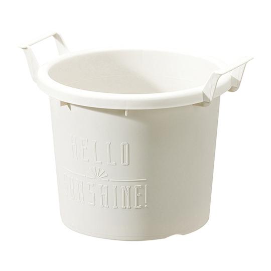 グロウコンテナ 18型 ホワイト 大和プラスチック  (67-4527-47)