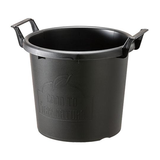 グロウコンテナ 35型 ブラック 大和プラスチック  (67-4527-58)