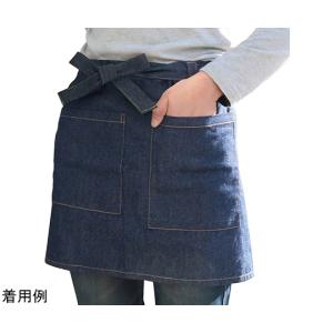 デニムショートエプロン 藤原産業 SGDS-1 (67-4557-85)の商品画像