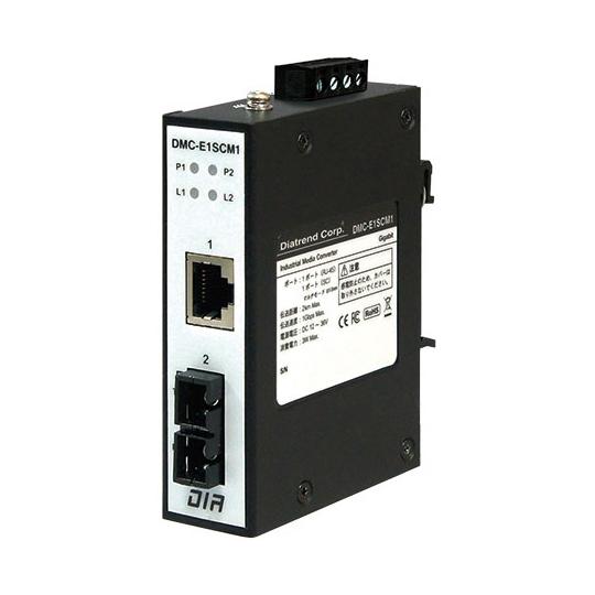 産業用メディアコンバータ SCポートタイプ マルチモード ダイヤトレンド DMC-E1SCM1 (6...