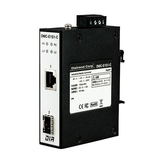 産業用メディアコンバータ SFPポートタイプ DMC-E1S1-C LX20B13-w