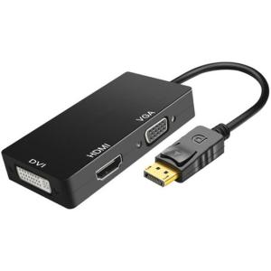 DP to DVI / HDMI / VGA 映像変換アダプタ トライメイト TR-DDHV (67-4918-21)