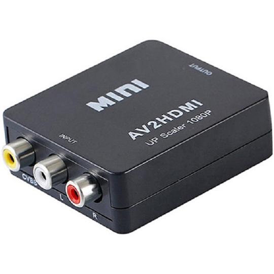 RCA 赤・白・黄 to HDMI 変換コンバーター トライメイト TR-RHD001-BK (67...