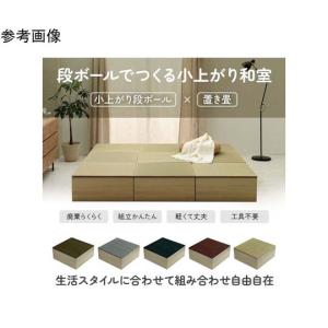 段ボール製小上がり置き畳セット ネイビー 2セット 1040150190430 (67-5723-43)の商品画像