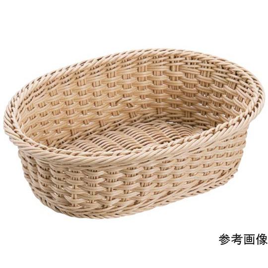 プリートPP小判型バスケット ナチュラル 275×205×90mm 27型 プリート DS105-2...