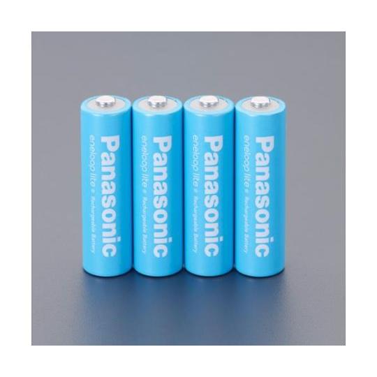 パナソニック ニッケル水素電池 充電式エネループライト [単3×4本] EA758YG-103B  ...