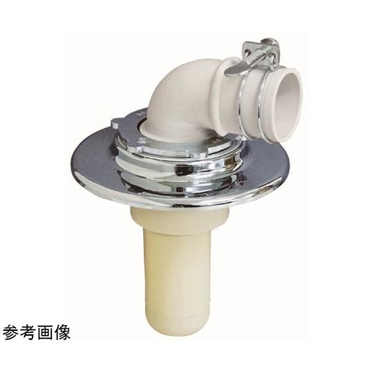 洗濯機排水トラップ ツバ広型兼用 バンド・インナー・キャップ・ビス付 ミヤコ MB44CWHM_65...