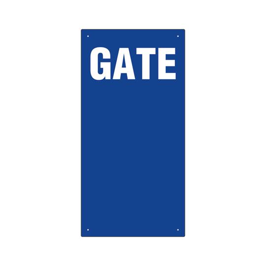 ゲート表示板 GATE 数字なし タテ 305-34A  (67-7356-03)