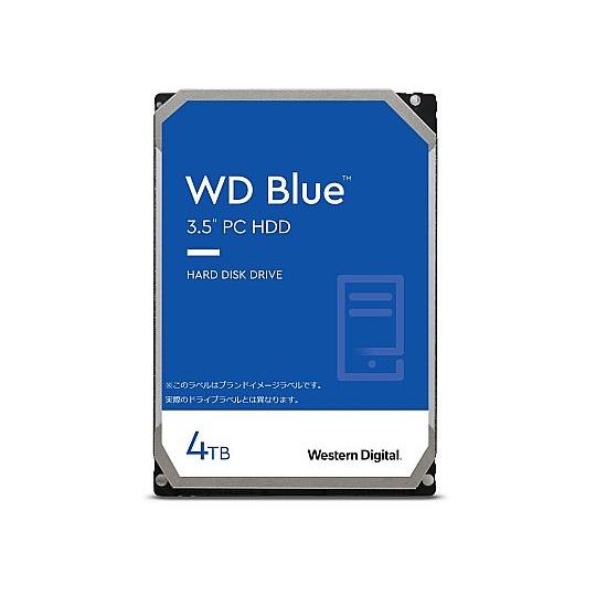 WD Blue 3.5インチ内蔵HDD 4TB SATA 6Gb/s 5400rpm 256MB (...