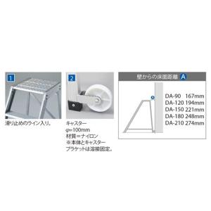 組立式作業台 ライトステップ 天板 作業床 高...の詳細画像1