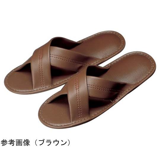 Xバンドスリッパ ジャスパ ブラウン JS-S-1260 (67-8164-44)
