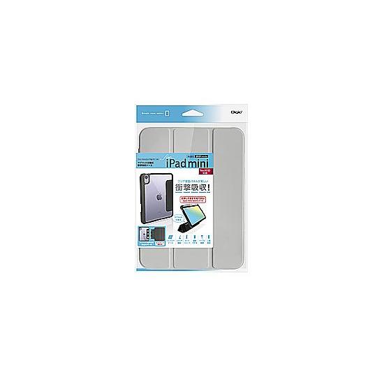 iPad mini 第6世代 用 マグネット分離式 衝撃吸収ケース グレー TBC-IPM2101G...