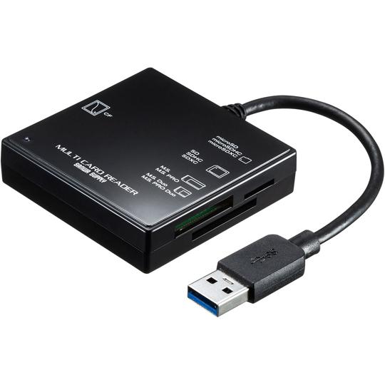 USB3.1 マルチカードリーダー サンワサプライ ADR-3ML39BKN (67-9309-11...