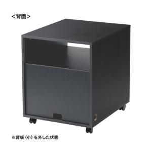 サンワサプライ 収納ボックス ブラック W500×D600×H600mm CP-051BK (67-9311-47)の商品画像