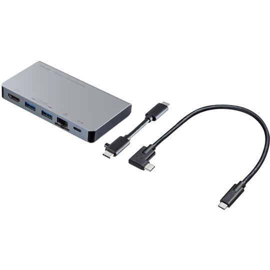 サンワサプライ USB Type-C ドッキングハブ USB-3TCH15S2 (67-9330-8...