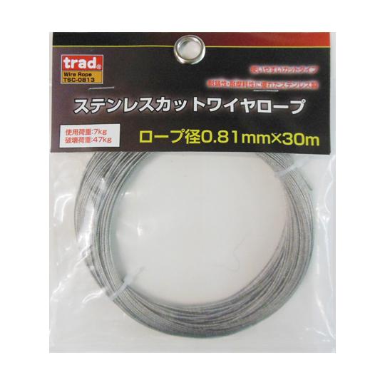 三共コーポレーション trad ステンカットワイヤ0.81x30 #355116 TSC-0813 ...