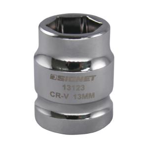 SIGNET 差込角1/2DR 13mm ショートソケット 6角 13123 (68-0848-64)の商品画像