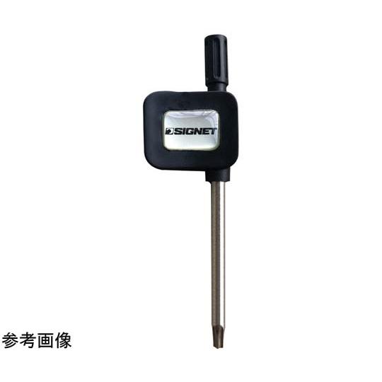 T型へクスローブドライバー サイズT8 フラッグハンドルヘクスローブレンチ 黒 SIGNET 358...