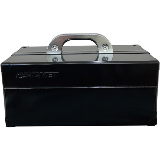 両開き工具箱 DIYツールボックス ブラック SIGNET 54024 (68-0850-30)